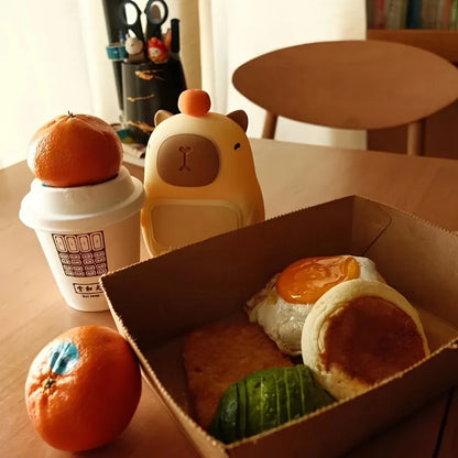 Capybara Akıllı Alarm Saat – Gece Lambası & Titreşimli Uyanma